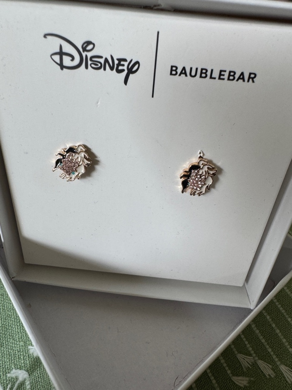 Disney BaubleBar Cruella DeVille Stud Earrings